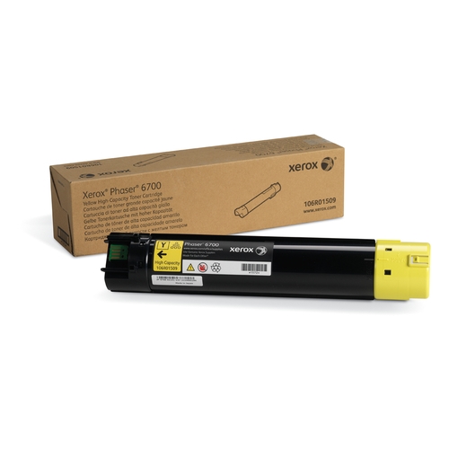 toner xerox phaser 6700 alto rendimiento amarillo 12.000pag.