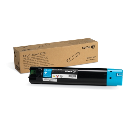 toner xerox phaser 6700 alto rendimiento cian 12.000pag.
