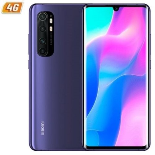 xiaomi smartphone mi note 10 lite 6.47"/16.43cm snapdragon 730g 6gb ram 128gb cam (64+8+5+2)/16 mp 4g 5260mah morado nebula