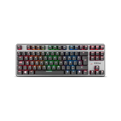 krom teclado mecánico rgb krom kernel tkl (ten key les)