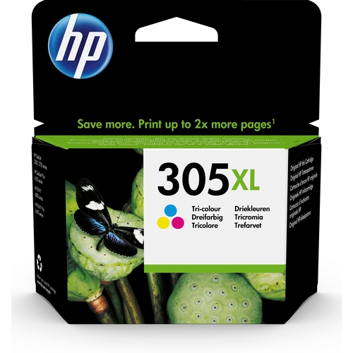 hp cartucho color nº305xl deskjet 2300, 2700 serie, plus 4100, envy 6000, pro 6400