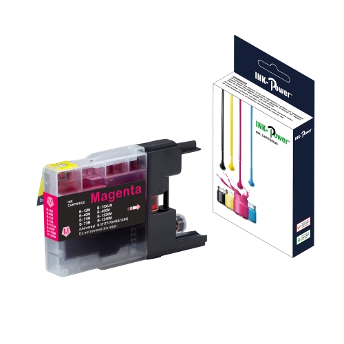 ink power cartucho comp. brother lc1220xl/lc1240xl/lc1280xl magenta lc 1240m 16.6 ml