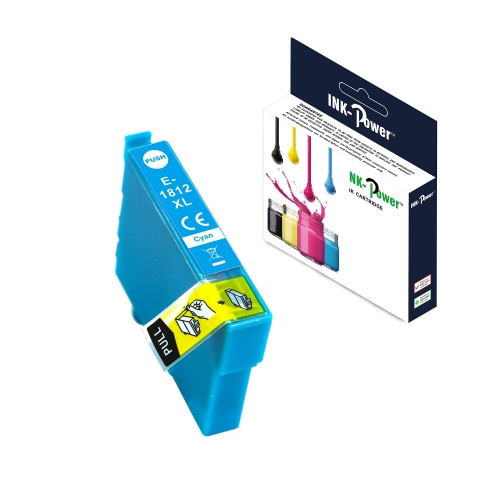 ink power cartucho comp. epson t1812 (18xl) cyan c13t18124010 12 ml