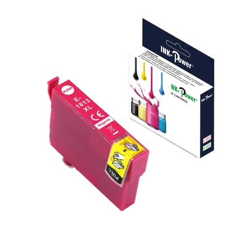ink power cartucho comp. epson t1813 (18xl) magenta c13t18134010 12 ml
