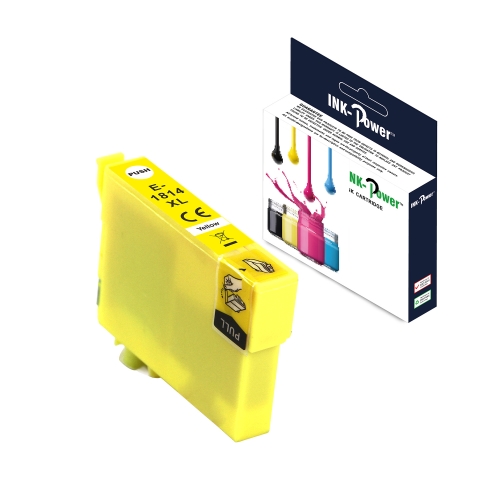 ink power cartucho comp. epson t1814 (18xl) amarillo c13t18144010 12 ml