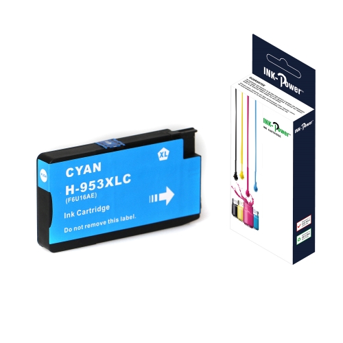 ink power cartucho comp.hp 953xl cyan f6u16ae/f6u12ae 1.600 paginas