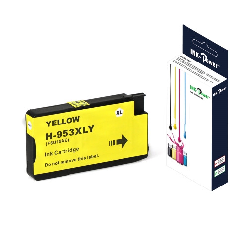ink power cartucho comp.hp 953xl amarillo f6u18ae/f6u14ae 1.600 paginas