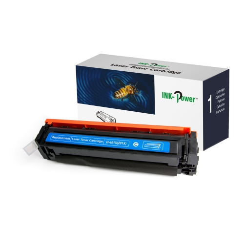 ink power toner comp. hp cf401x / cf401a cyan nº201x /201a