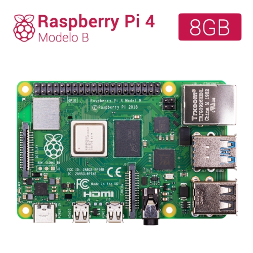 raspberry pi 4 modelo b broadcom bcm2711 quad core cortex a72 8gb wifi bluetooth gigabit ethernet 2 x usb 3.0 2 x usb 2.0 gpio 40 pin 2 x micro hdmi dsi csi microsd poe