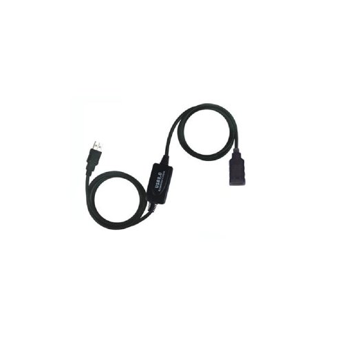 alargador usb 2.0 cable de extensión de señal a macho a a hembra 15m negro