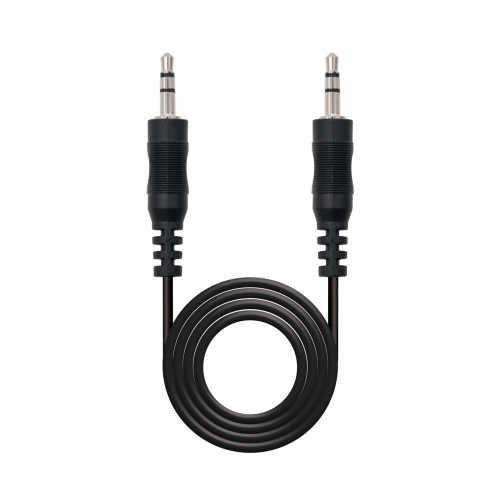 nanocable cable audio estéreo jack 3.5/m jack 3.5/m negro 15m