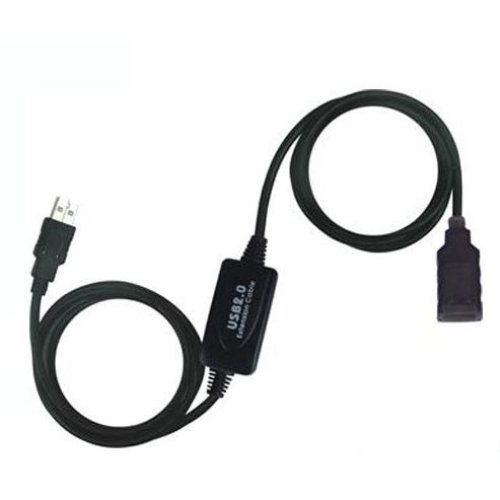 alargador usb 2.0 cable extensión activo 10m negro