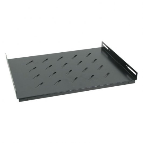 phasak bandeja fija 1u para rack 600mm de fondo externo negra