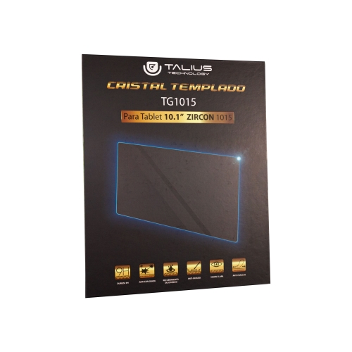 talius cristal templado para tablet zircon 1015 10"