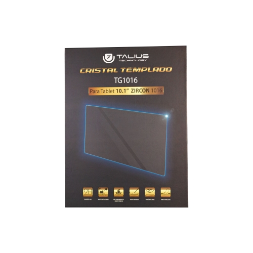 talius cristal templado para tablet zircon 1016 10"