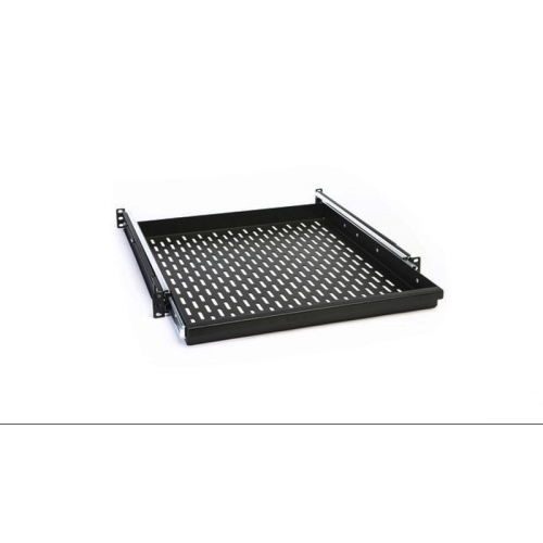 bandeja 1u telescópica p/rack phasak 800 en negro