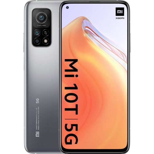 xiaomi smartphone mi 10t 5g 6.67" 2400 x 1080 fhd+ 6/128gb plata