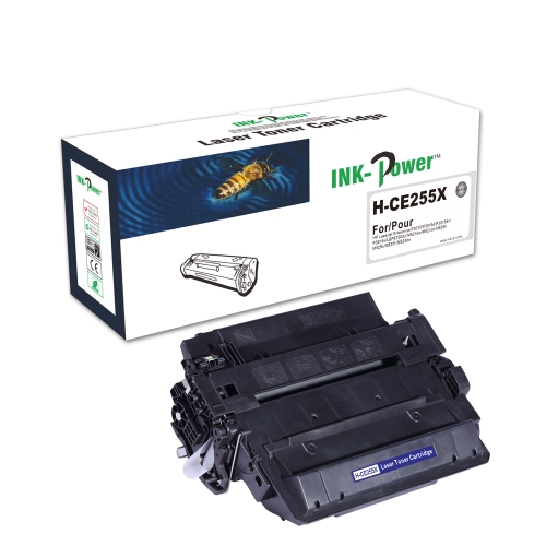 ink power toner comp. hp ce255x negro nº55x 12.500pag./canon 3482b002 724h