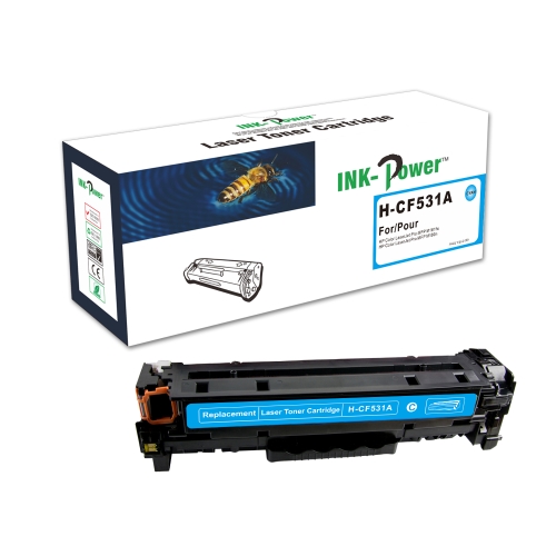 ink power comp.hp cf531a cyan toner generico nº 205a 900 paginas