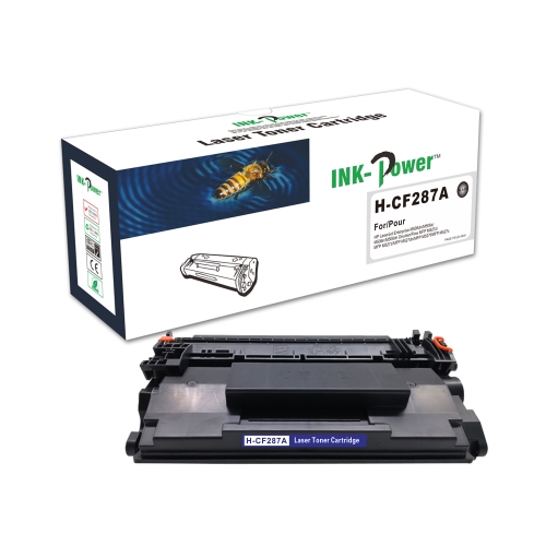 ink power toner comp. hp cf287a negro toner generico nº87a