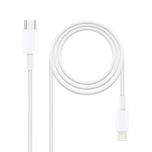 nanocable cable lightning a usb c 2.0 m