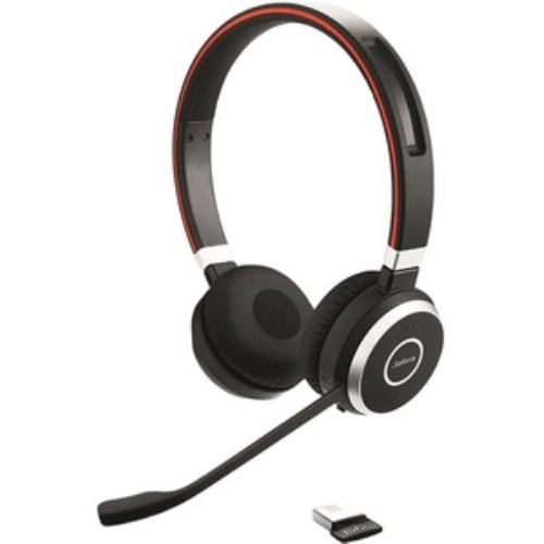 jabra auriculares evolve 65 ms inalámbrico de diadema estéreo biauricular supra aural 3000 cm bluetooth cancelación de ruido micrófono