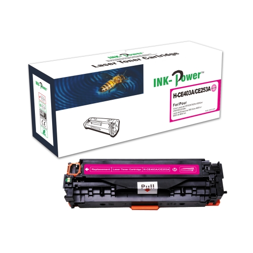 ink power toner comp. hp ce403a/ce253a magenta nº507a 6.000pag.