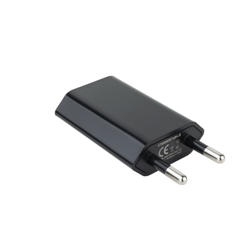 nanocable mini cargador usb 5v/1a negro