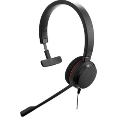 jabra auriculares evolve 20 cableado diadema mono monoaural supra aural cancelación de ruido micrófono usb