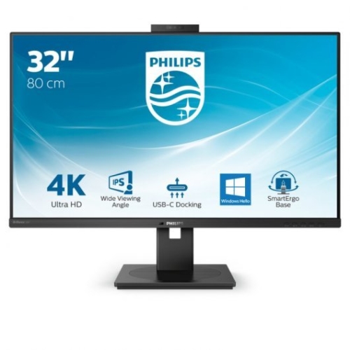 monitor profesional philips 329p1h 31.5/ 4k/ webcam/ multimedia/ negro