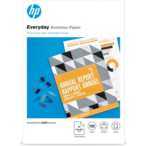 hp papel laser brillante a4 120g 150hojas