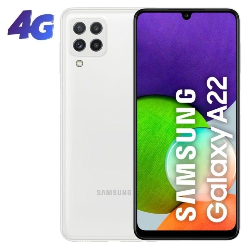 samsung smartphone galaxy a22 6.4" 4/64gb nfc 4g blanco