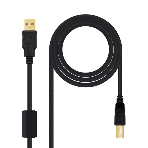 nanocable cable usb 2.0 impresora nanocable usb macho usb macho 2m negro