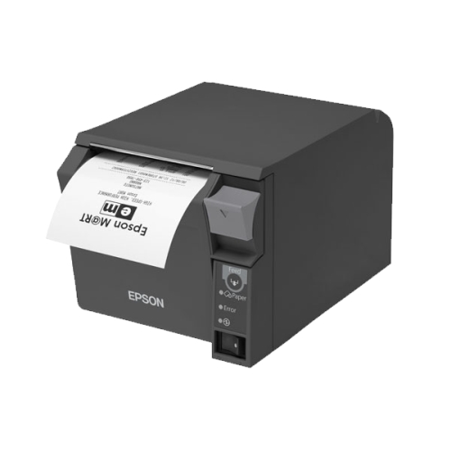 epson impresora de tickets tm t70ii usb / rs232 negra