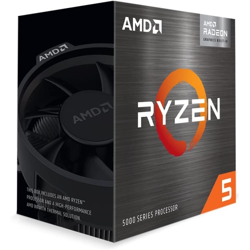amd ryzen 5 5600g socket am4 3.9 ghz (4.4 ghz max) 6 cores 16 mb l3 65w radeon graphics en caja