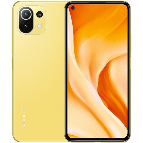 xiaomi smartphone mi 11 lite 5g 6.55" 8/128gb amarillo cítrico
