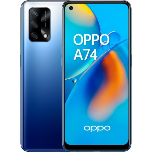 oppo smartphone a74 6.43" fhd+ 6/128gb azul