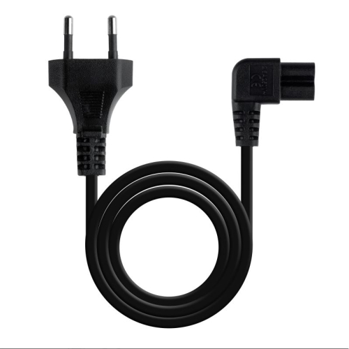 nanocable cable de alimentación acodado cee7/16/m c7/h negro 3 m
