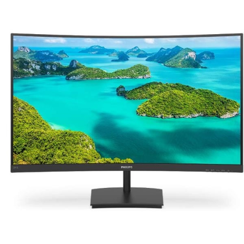philips monitor 241e1sc/00 23.6" fhd 75 hz 4 ms hdmi, vga curvo