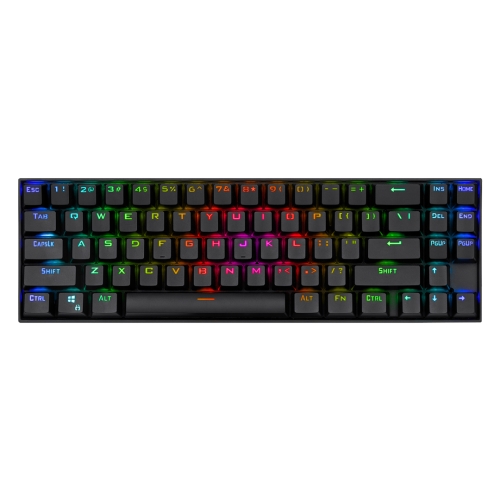 redragon deimos teclado 70% mecánico gaming rgb negro