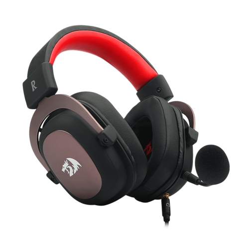redragon zeus auricular gaming virtual 7.1 usb micrófono negro