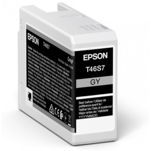 epson cartucho t46s7 gris c13t46s700 25ml sc p700