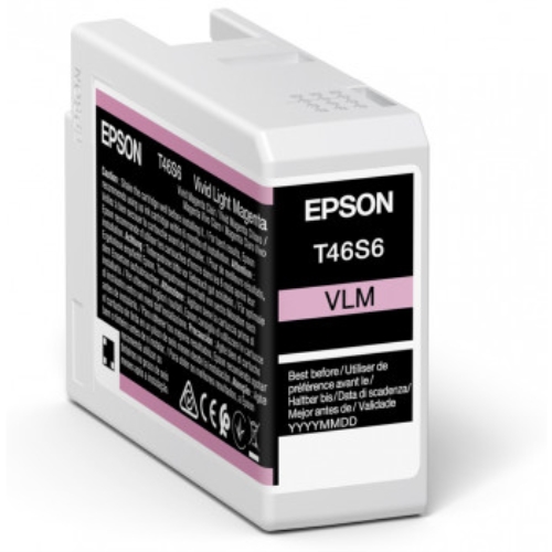 epson cartucho t46s6 magenta (claro) c13t46s600 25ml sc p700