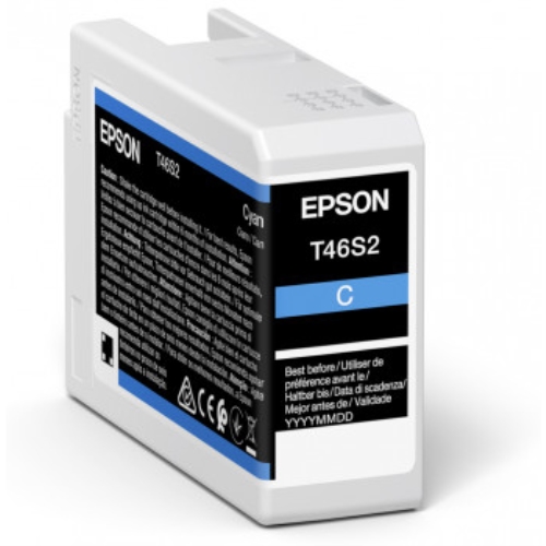epson cartucho t46s2 cian c13t46s200 25ml sc p700