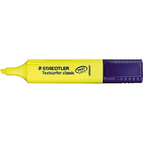 staedtler marcador fluorescente textsurfer classic amarillo 10u 