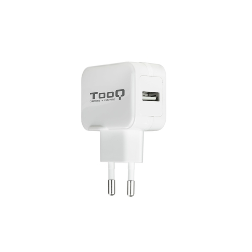 tooq cargador de usb 5v 2.4 a blanco