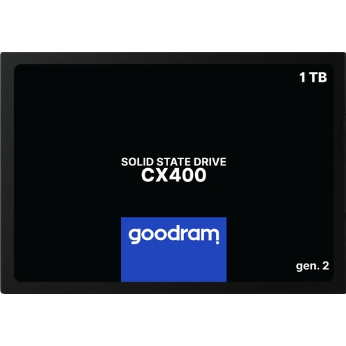 goodram cx400 g.2 1tb ssd 2.5" sata iii lectura 550 mb/s escritura 500 mb/s tbw 720tb
