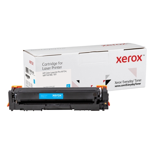 xerox everyday toner cian laserjet m154, laserjet mfp m180, laserjet mfp m181 (cf531a) 205a
