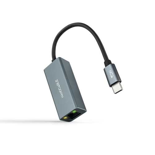 conversor usb c ethernet gb mbps, gris 15 cm