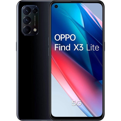 oppo smartphone find x3 lite 6.4" fhd+ 5g 8/128gb negro